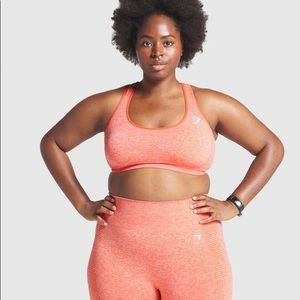Gymshark vital seamless sports bra orange